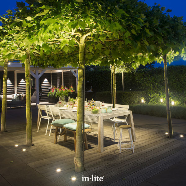 Eclairage pour terrasse et patio Intec LED encastré extérieur